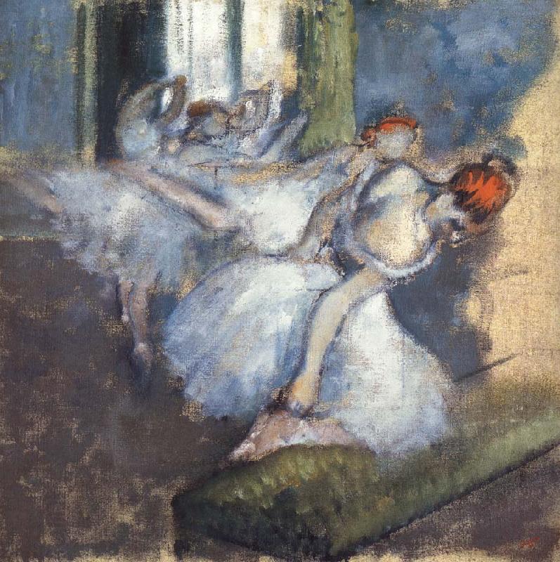 Germain Hilaire Edgard Degas Ballet Dancers oil painting picture